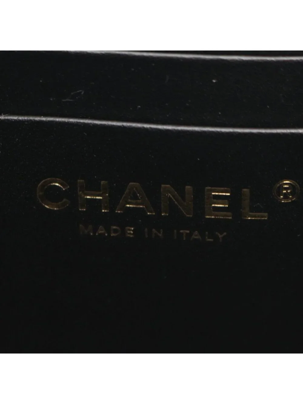 Chanel Shoulder Bag Quilted Vanity Black Caviar Leather Chain